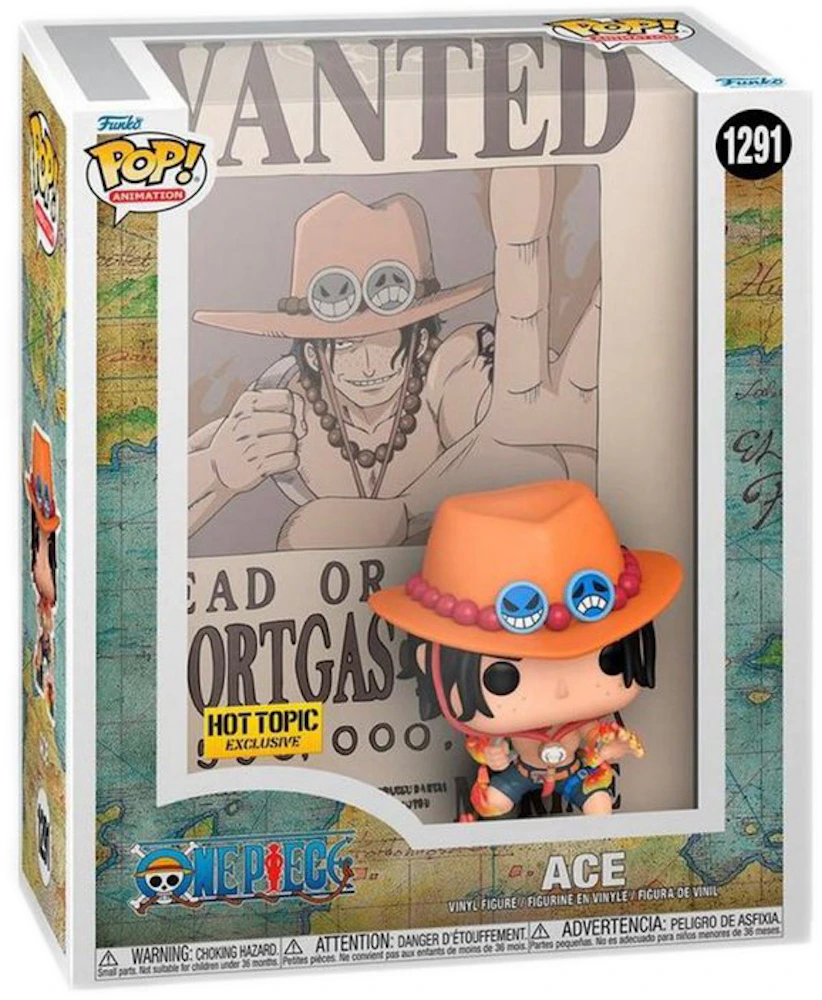 Funko Pop! Animation One Piece Ace Hot Topic Exclusive Figure