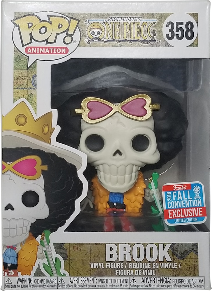 Funko Pop Animation One Piece Brook Funko Fall Convention Figure 358 Funko Pop Animation One Piece Brook Funko Fall Convention Figure 358