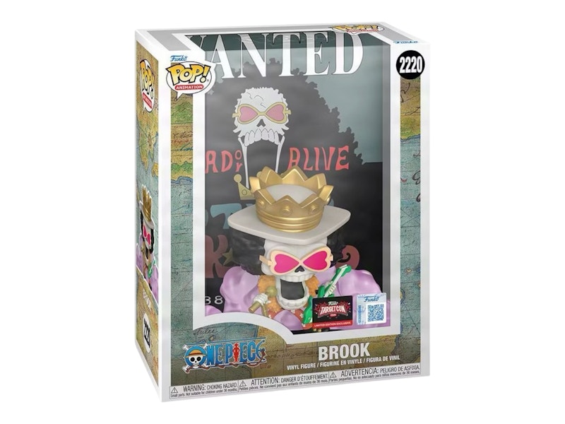 Funko Pop! Figura esclusiva dell'animazione One Piece Brook TargetCon #2220