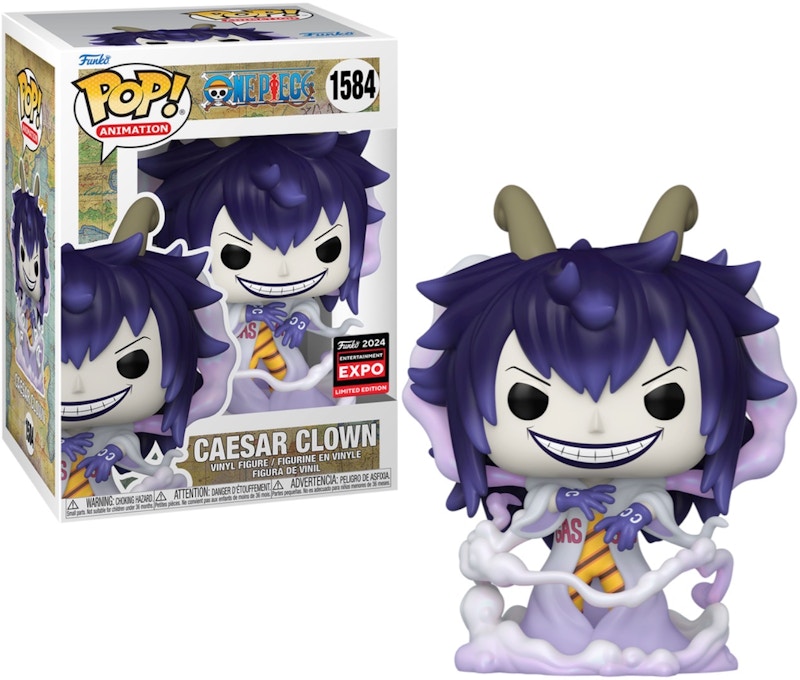 Funko Pop! Animation: One Piece Caesar Clown (2024 Entertainment Expo) Figure #1584