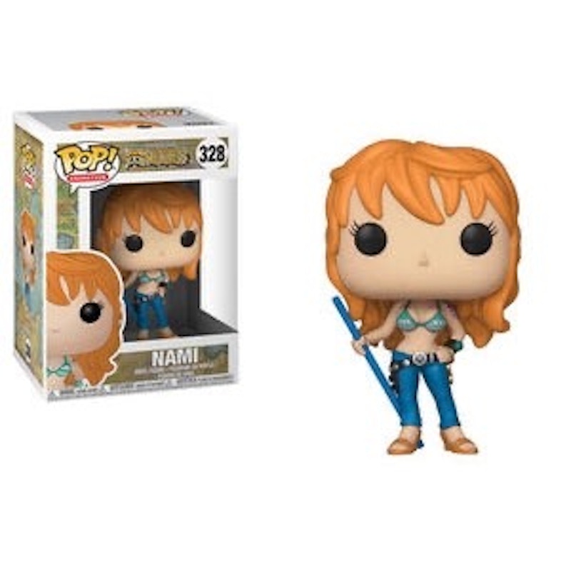 Funko Pop! Animation: One Piece Nami (2021/White Earrings) Figure #328