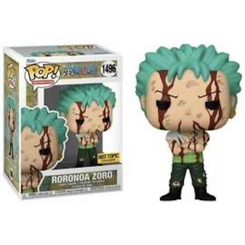 Funko Pop! Animation: One Piece Roronoa Zoro (Hot Topic) Figure #1496