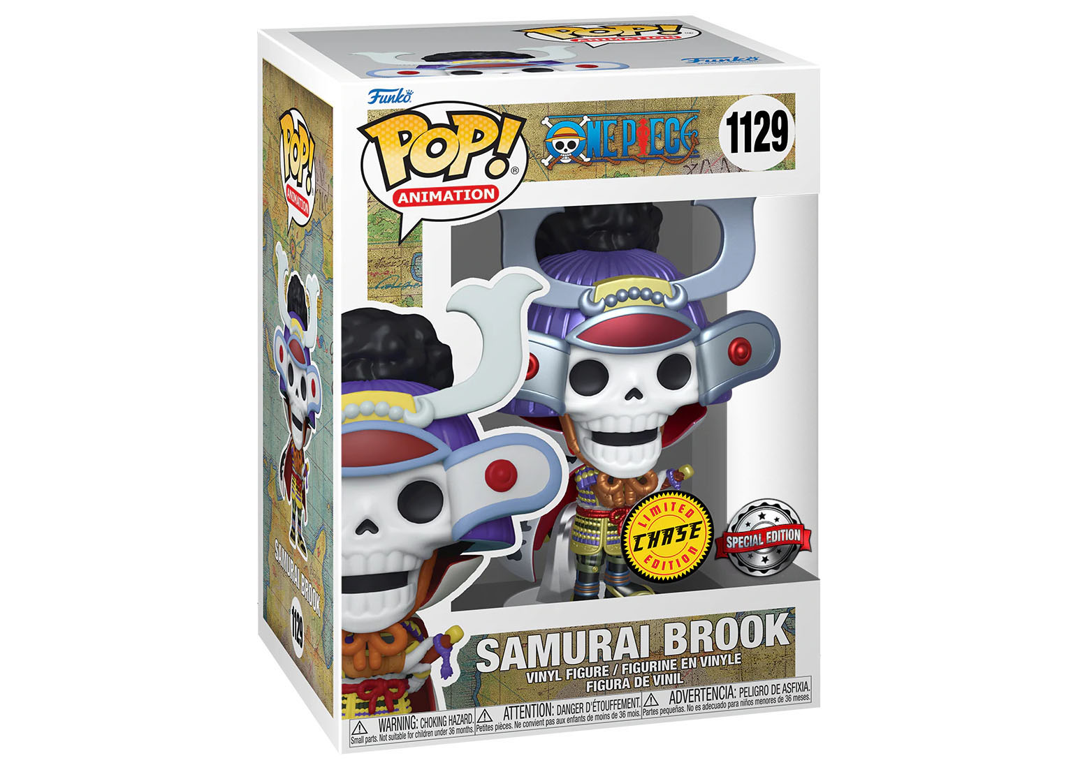 Funko Pop! Animation One Piece Samurai Brook Chase Exclusive Special  Edition Figure #1129