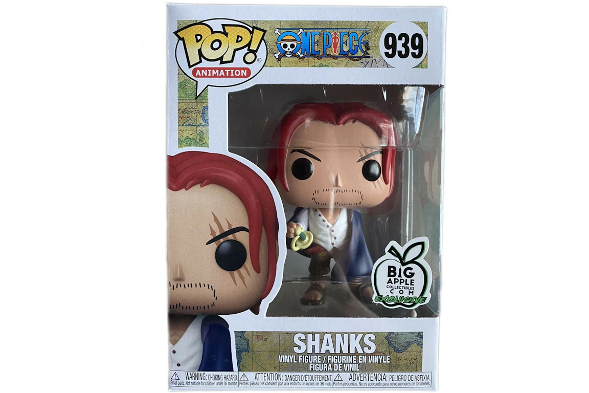 Funko Pop! Animation One Piece Shanks Big Apple Collectibles Exclusive Figure #939