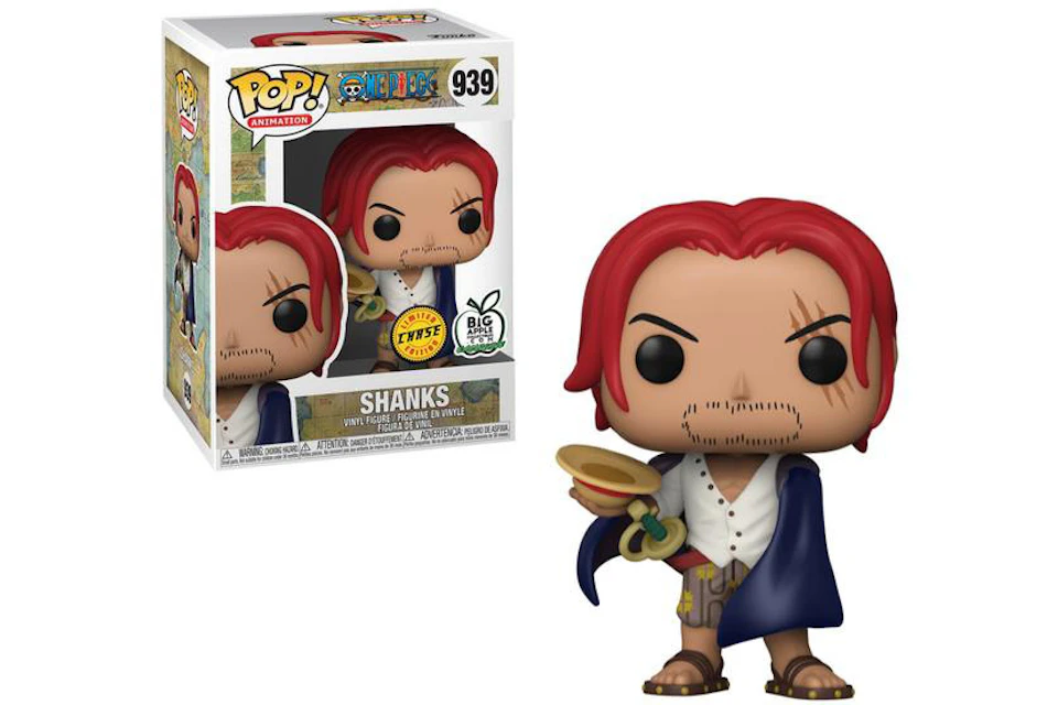 Funko Pop Animation One Piece Shanks Chase Big Apple Collectibles Exclusive Figure 939 Fw21 Funko Pop Animation One Piece Shanks Chase Big Apple Collectibles Exclusive Figure 939 Fw21