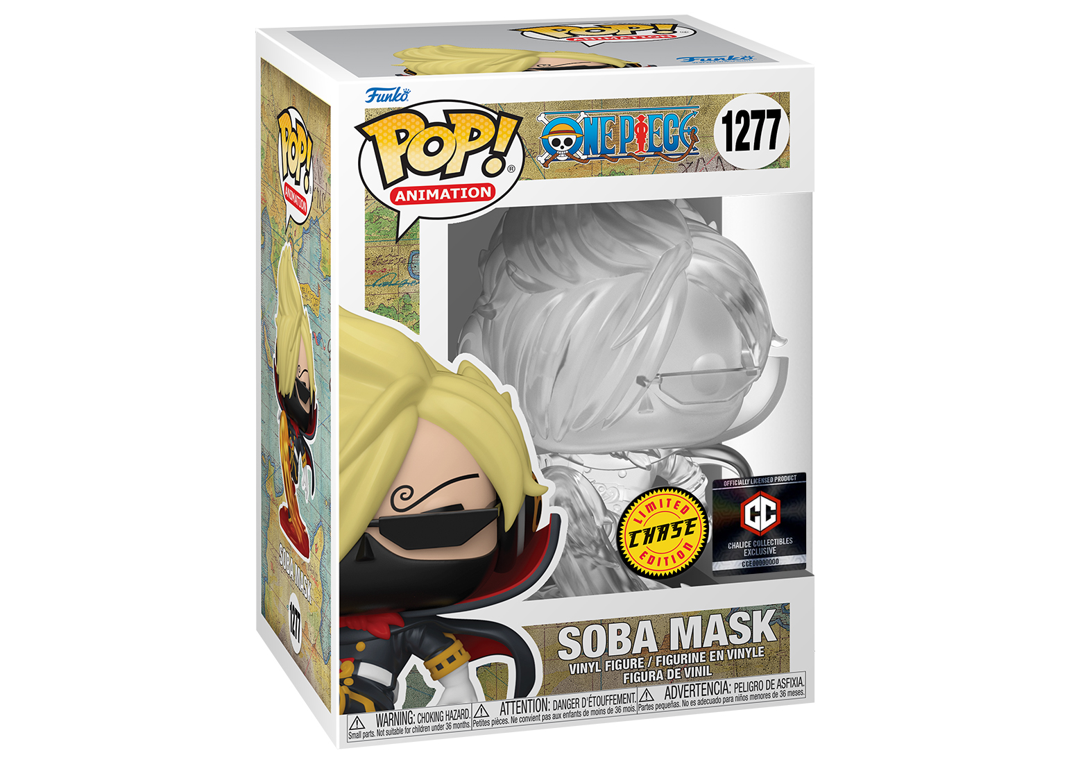 Funko Pop! Animation One Piece Soba Mask Chase Edition Chalice Collectibles  Exclusive Figure #1277