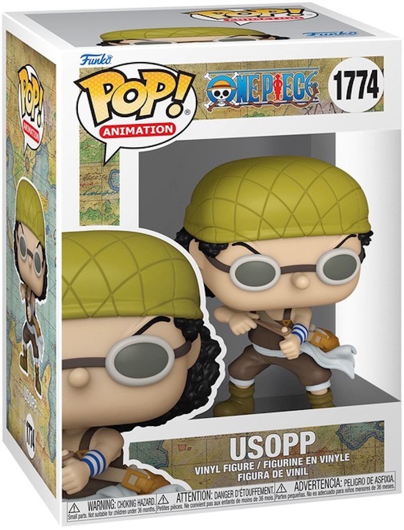 Funko Pop! Animation: One Piece Usopp (With Rubber Band) Figure #1774