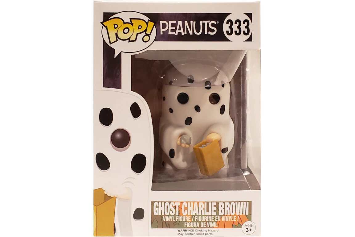 Funko Pop! Animation Peanuts Charlie Brown (Ghost) Figure #333