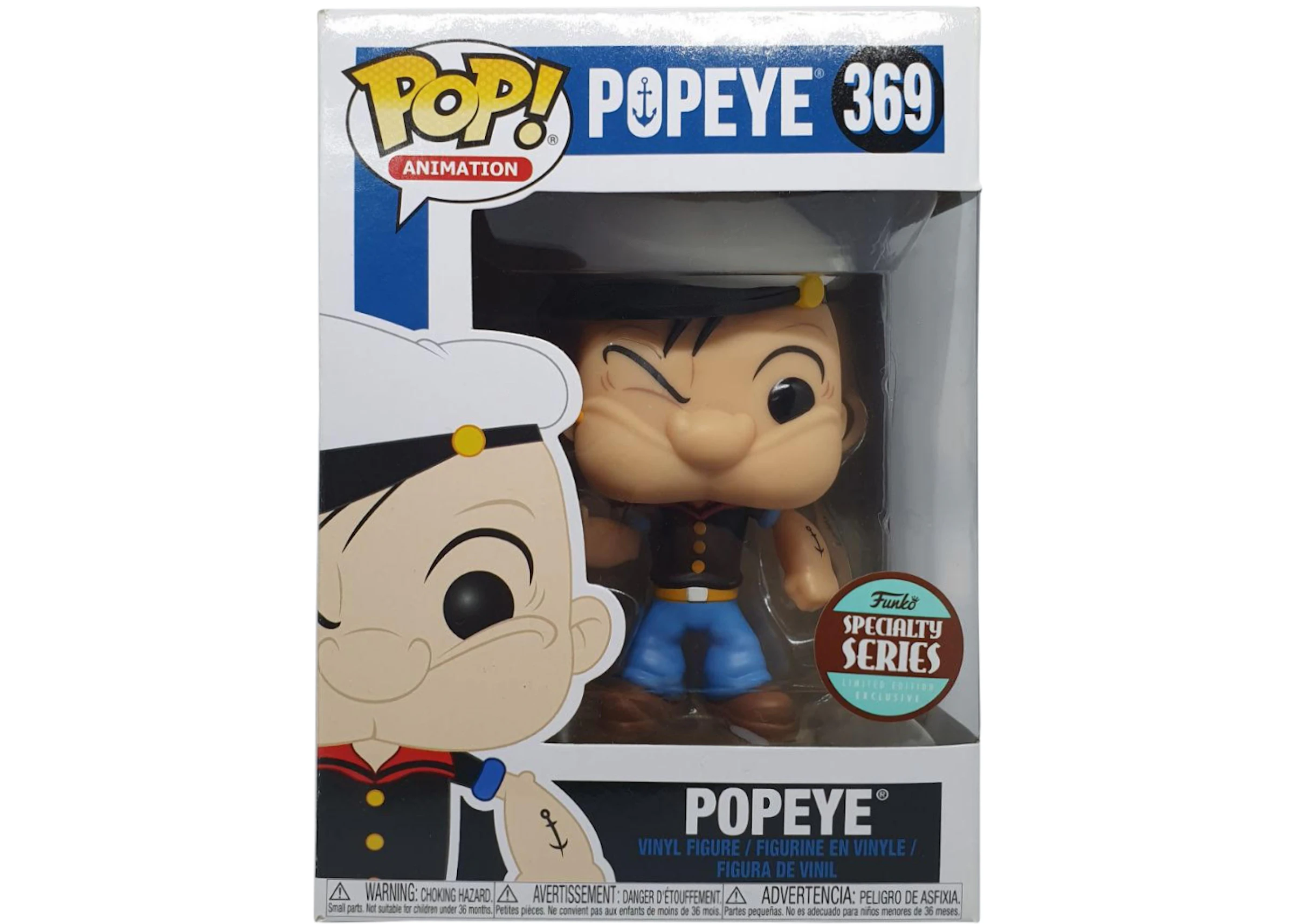 Funko Pop! Animation Popeye Funko Specialty Series Figure #369 - US
