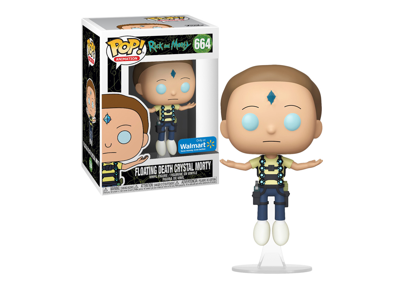 Funko Pop! Animation Rick & Morty Floating Death Crystal Morty