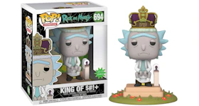 Funko Pop! Animation Rick & Morty King of $#!+ with Sound Figure #694