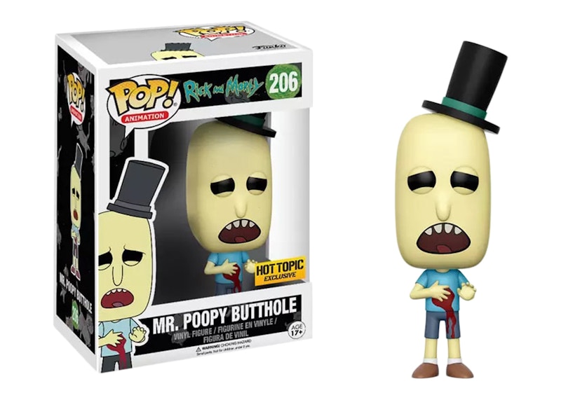 Funko Pop! Animation Rick & Morty Mr. Poopy Butthole Gunshot Wound