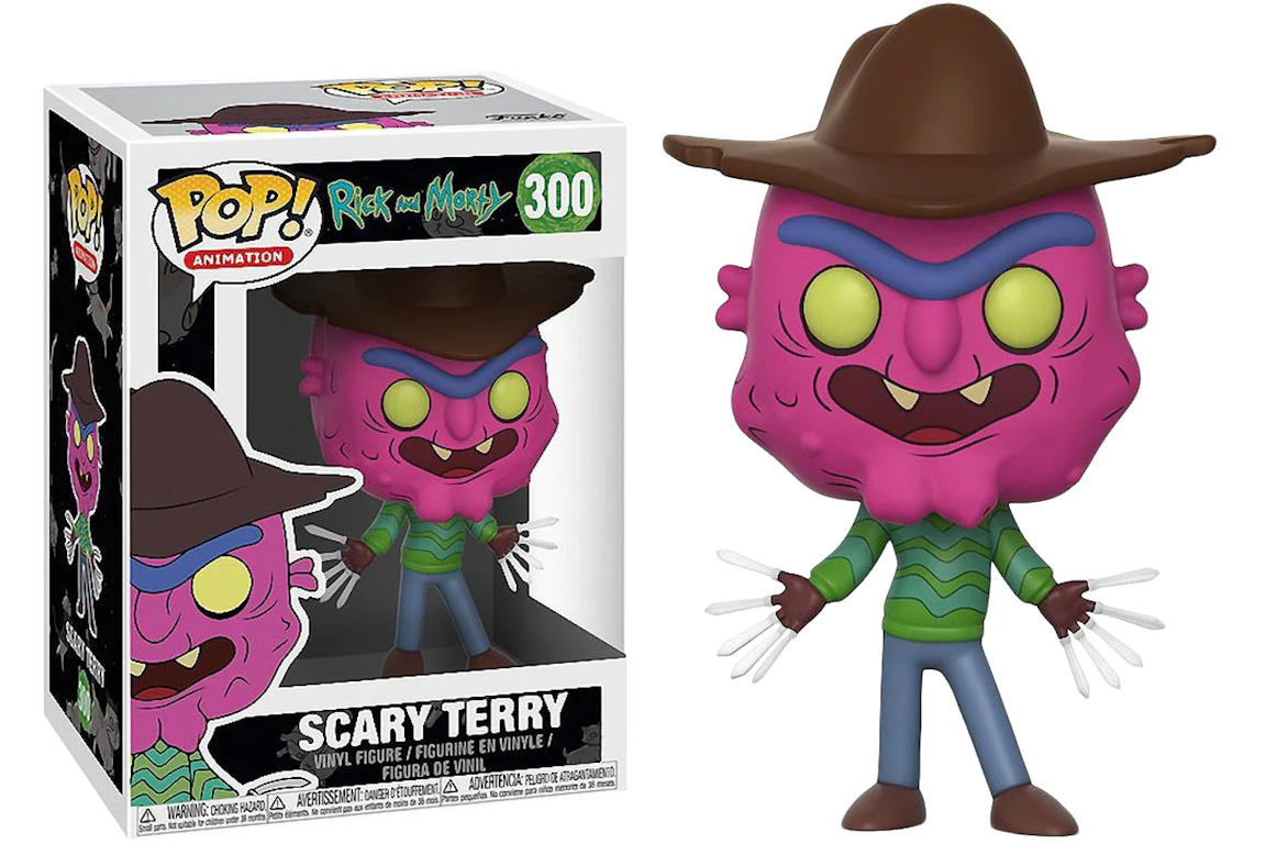 Funko Pop! Animation Rick & Morty Scary Terry Wearing Hat Figure #300
