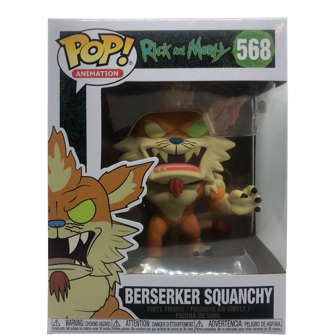 Funko Pop! Animation Rick and Morty Berserker Squanchy Figure #568