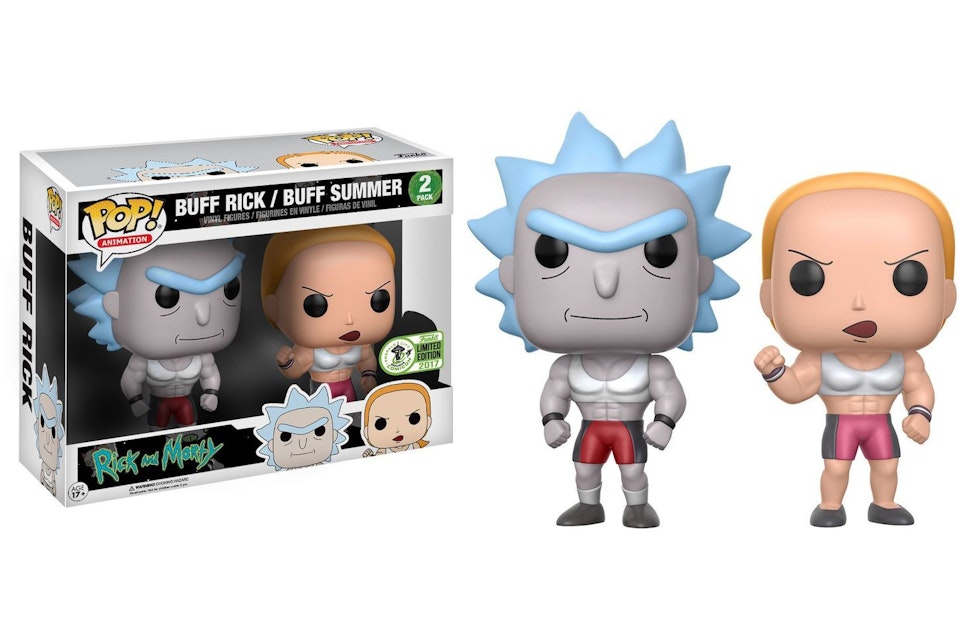 Funko Animation Rick Morty Rick and Summer ECCC 2-Pack - US