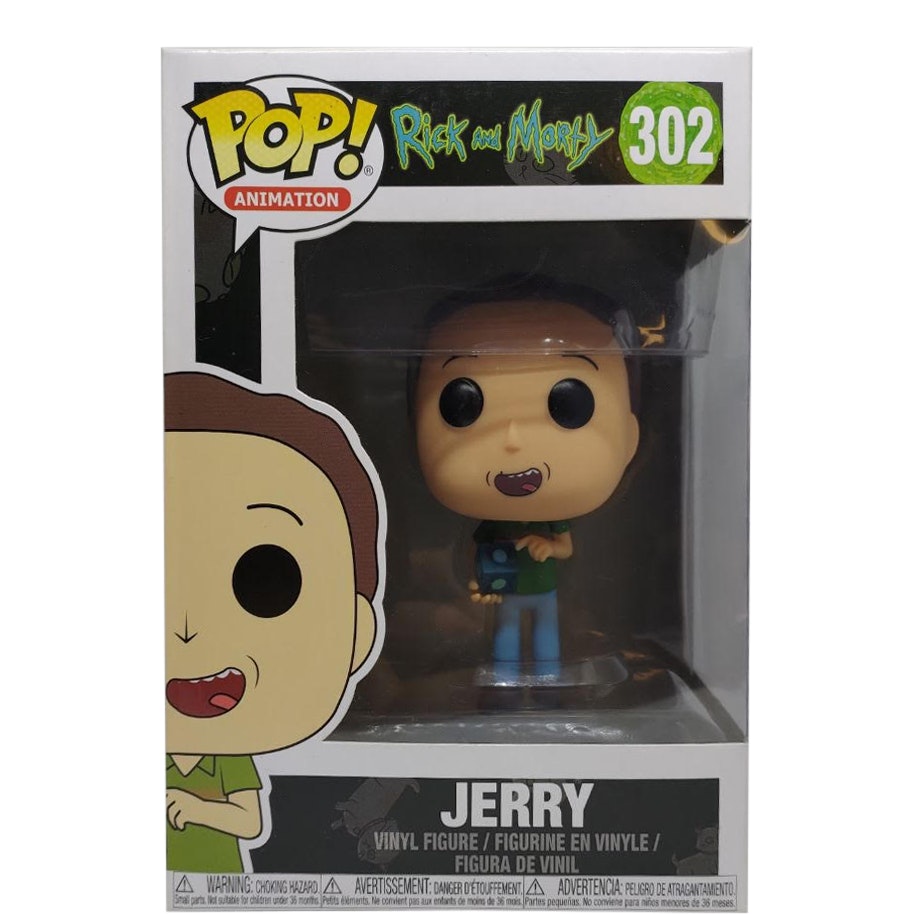 Funko Pop! Animation Rick and Morty Jerry Figure #302 - US