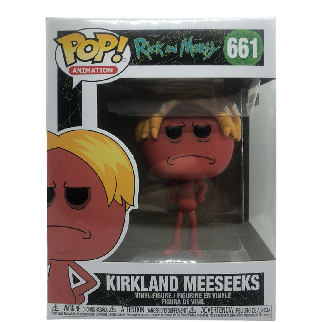 Funko Pop! Animation Rick and Morty Kirkland Meeseeks Figure #661 - US