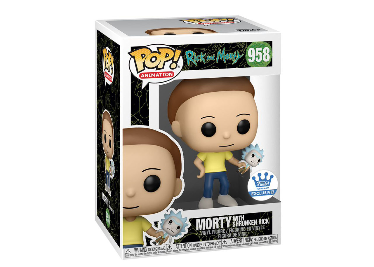 Funko Pop! Animation Rick and Morty: Morty With Shrunken Rick