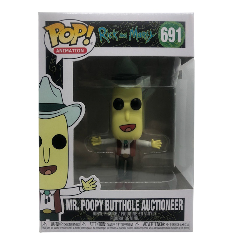 Funko Pop! Animation Rick and Morty Mr. Poopy Butthole Auctioneer