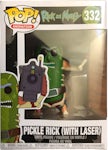 Funko Pop! Animation Rick and Morty Pickle Rick (with Laser) Figure #332