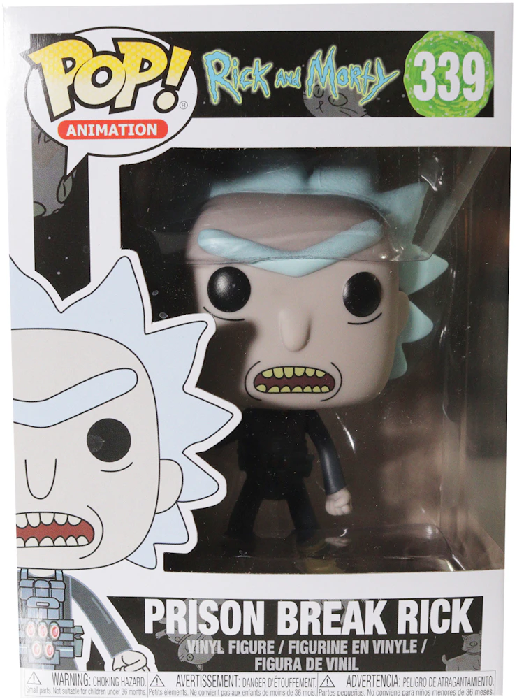 Funko Pop! Animation Rick and Morty Prison Break Rick Figure #339 US