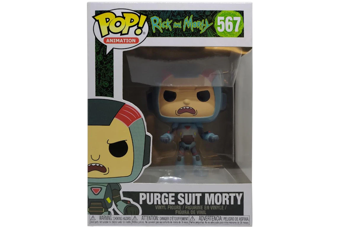 Funko Pop! Animation Rick and Morty Purge Suit Morty Figure #567