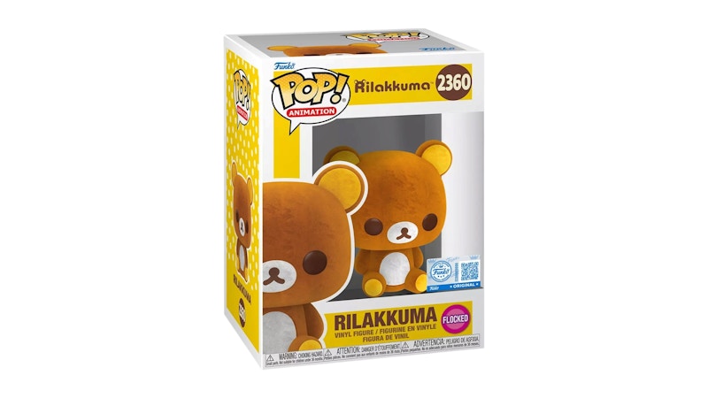 Funko Pop! Animation Rilakkuma (Flocked) Hot Topic Exclusive Figure #2360