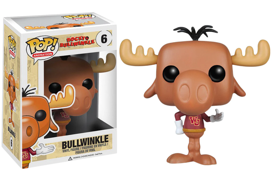 Funko Pop! Animation Rocky & Bullwinkle Bullwinkle Figure #06
