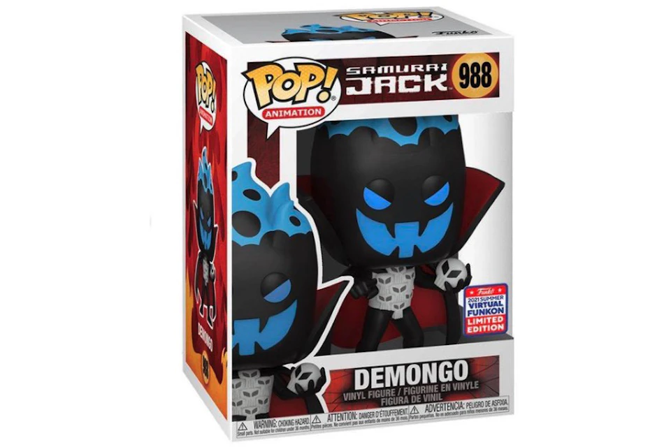 Funko Pop! Animation Samuari Jack Demongo 2021 Summer Virtual Funkon Exclusive Figure #988