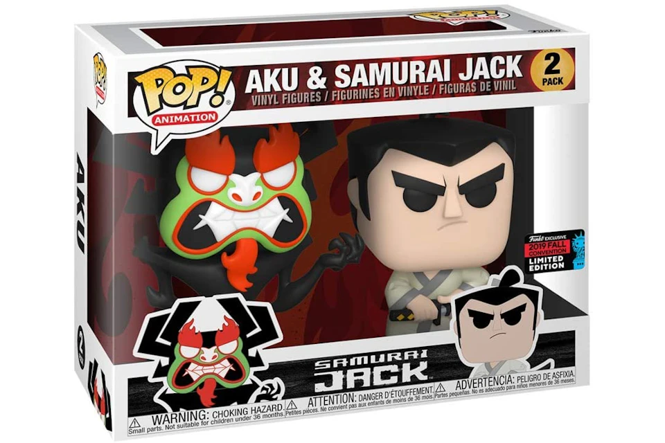 Funko Pop! Animation Samurai Jack Aku & Samurai Jack Fall Convention Exclusive 2-Pack
