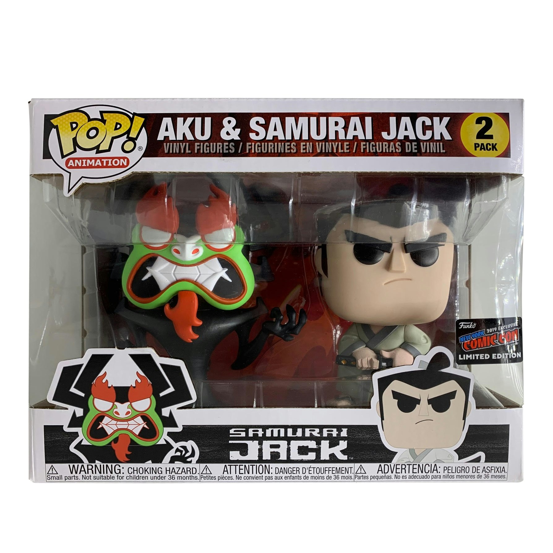 Featured image of post Samurai Jack And Aku Funko Pop Animation aku samurai jack 2 pack 2019 fall