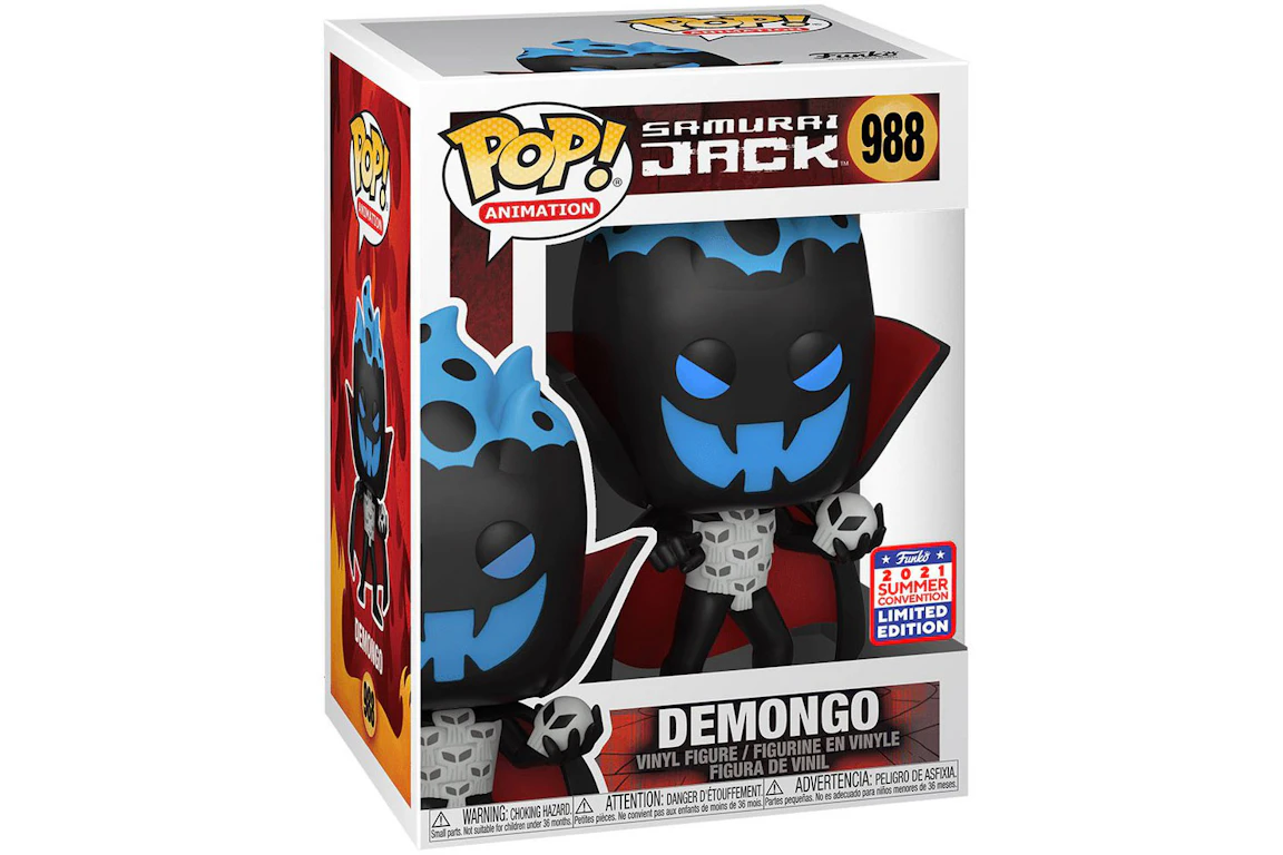 Funko Pop! Animation Samurai Jack Demongo 2021 Summer Convention Exclusive Figure #988