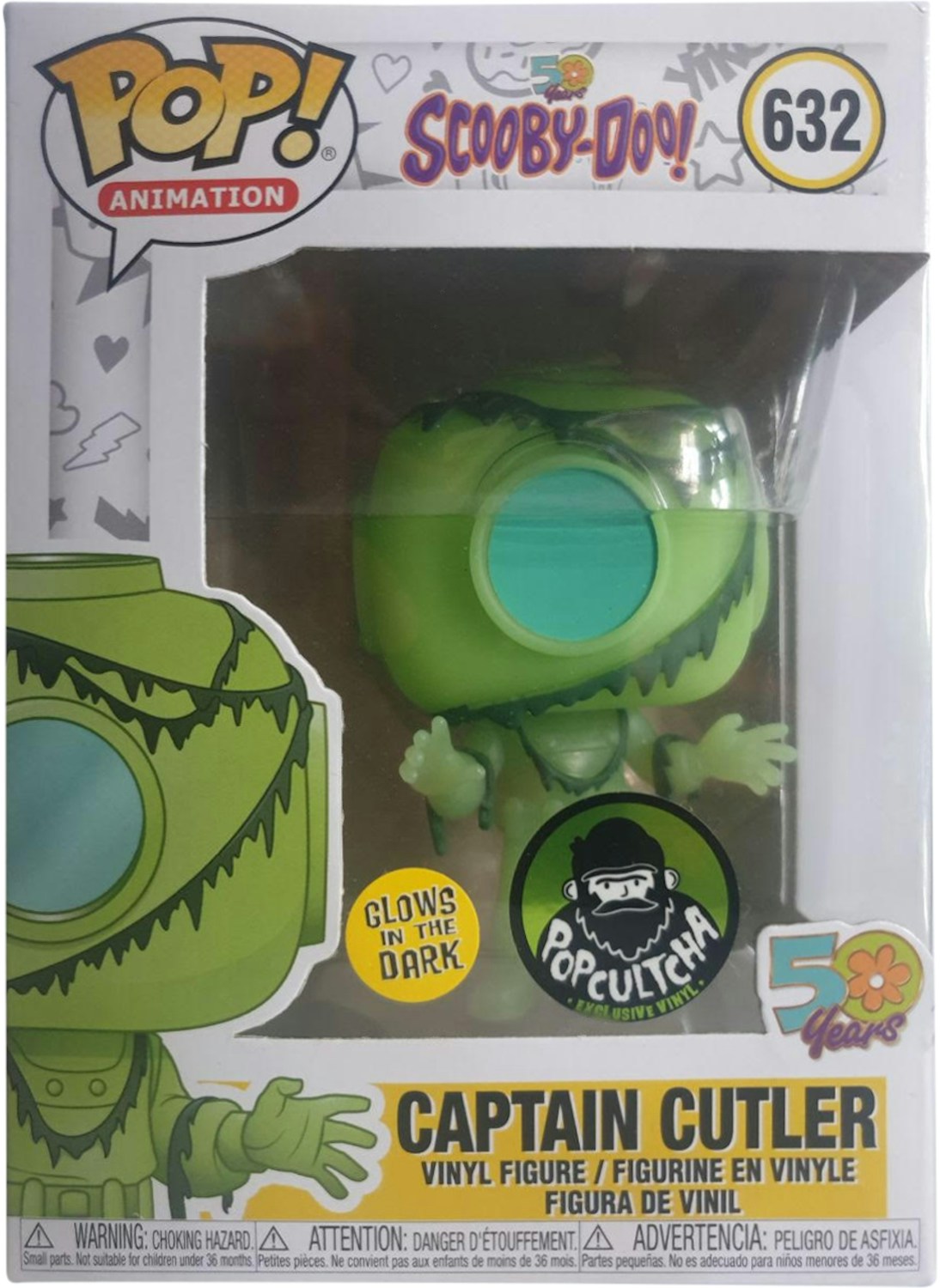 Funko Pop Animation Scooby Doo Captain Cutler Glow Popcultcha  funko-pop-animation-scooby-doo-captain-cutler-glow-popcultcha