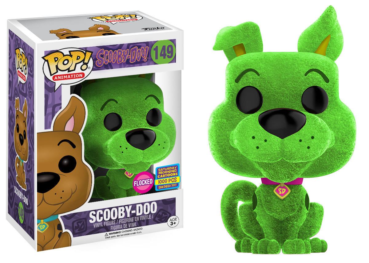 Funko Pop! Animation Scooby Doo (Flocked) SDCC Figure #149 - GB