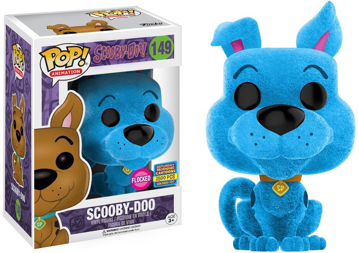 Funko Pop! Animation Scooby Doo Scooby Doo Blue Flocked SDCC