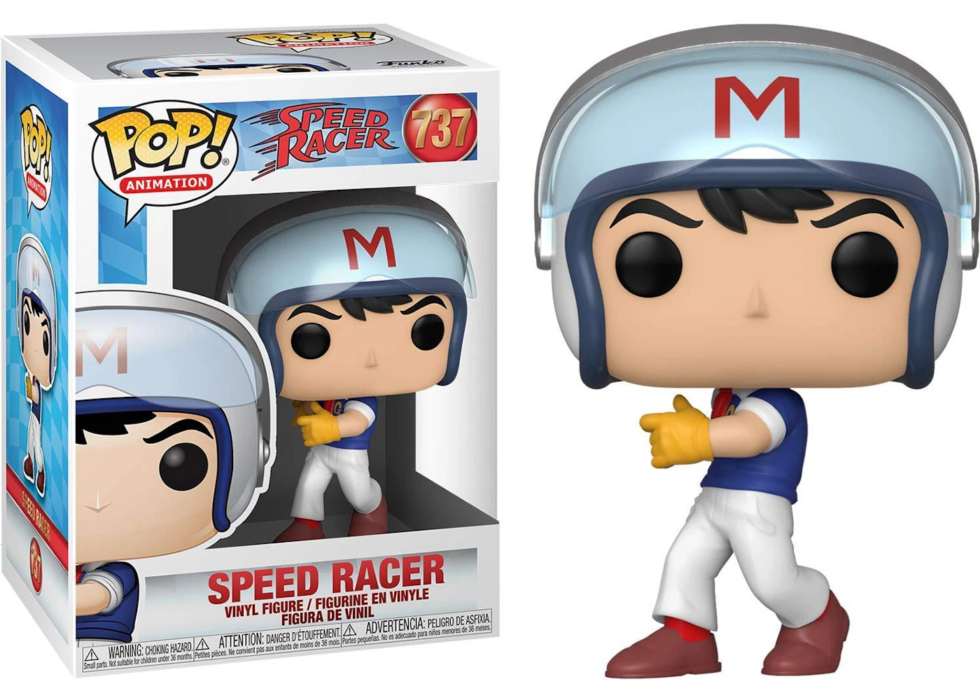 Funko Pop! Animation Speed Racer Speed in Helmet Figure #737 - GB