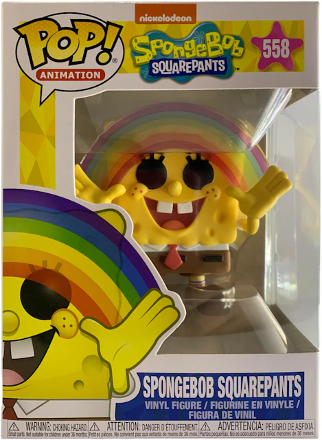 Funko Pop! Animation Spongebob Squarepants (Rainbow) Figure #558 - US