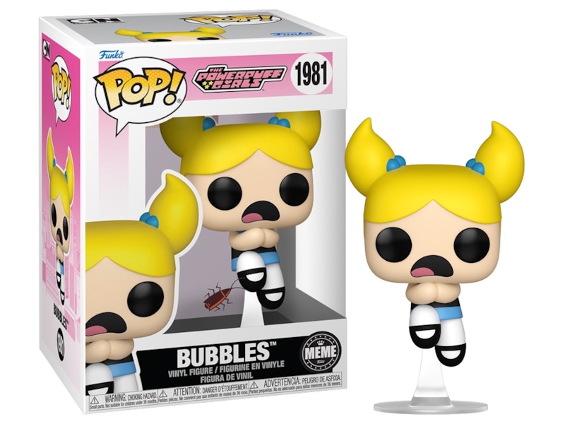 Funko Pop! Animation: The Powerpuff Girls Bubbles (Meme) Figure #1981
