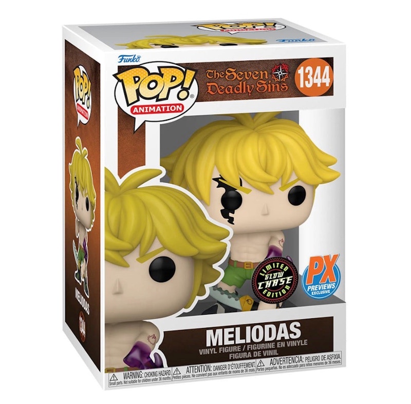 Funko Pop! Animation: The Seven Deadly Sins Meliodas (Demon Mode) (PX Preview)(Chase) Figure #1344