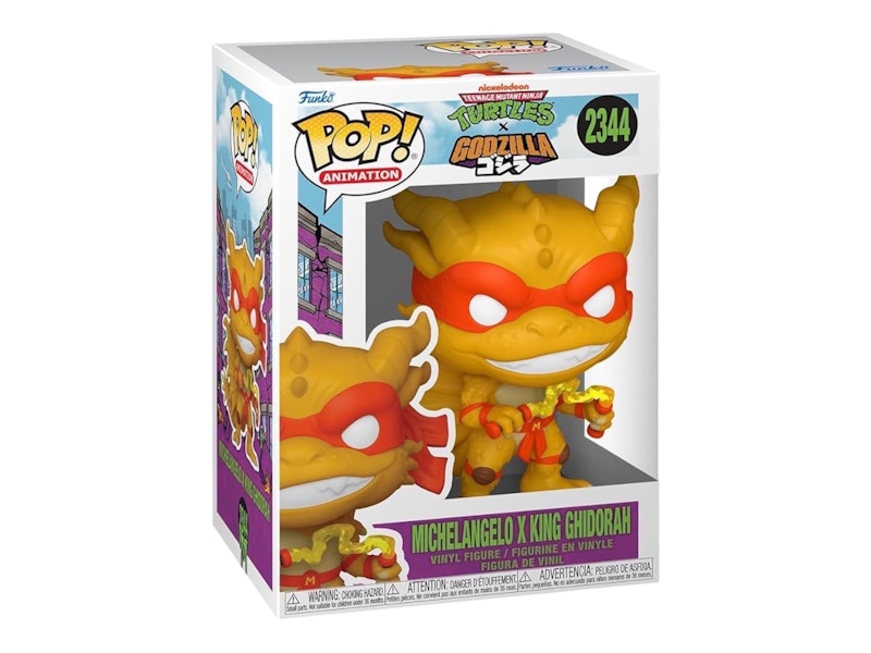 Funko Pop! Animation Turtle x Godzilla Michelangelo x King