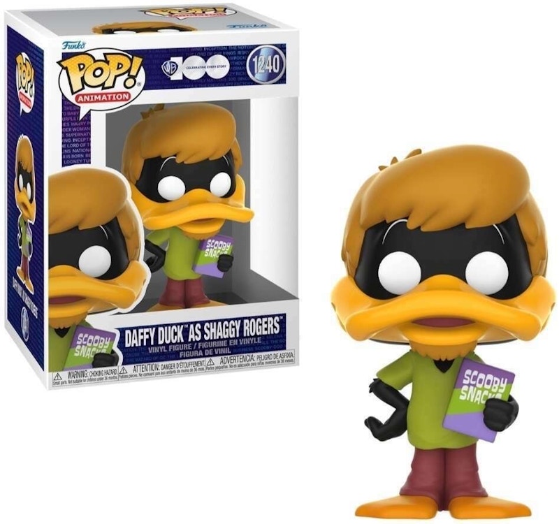 Funko Pop! Animation: WB 100th Anniversary Daffy Duck As Shaggy Rogers Figure #1240