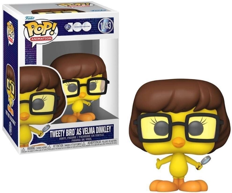 Funko Pop! Animation: WB 100th Anniversary Tweety Bird as Velma Dinkley Figure #1243
