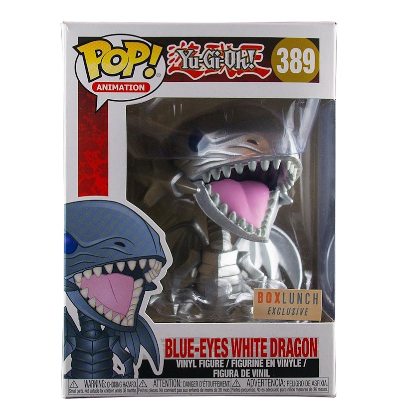 Funko Pop! Animation Yu Gi Oh! Blue-Eyes White Dragon Box Lunch Exclusive  Figure #389