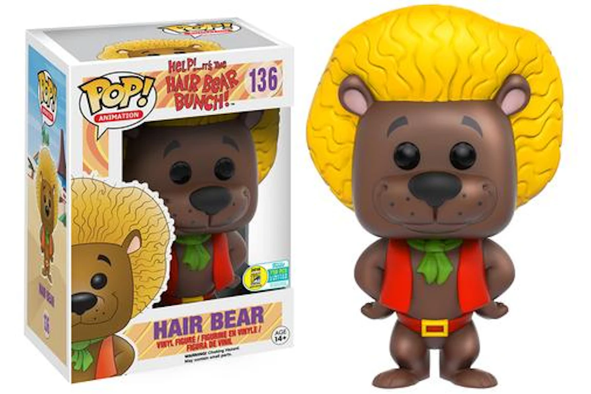 Funko Pop! Animaton Hair Bear (Brown) SDCC Figure #136