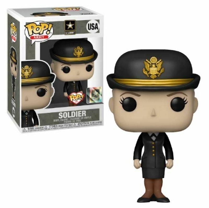 Funko Pop! Army: Soldier (Caucasian Female) Figure #USA