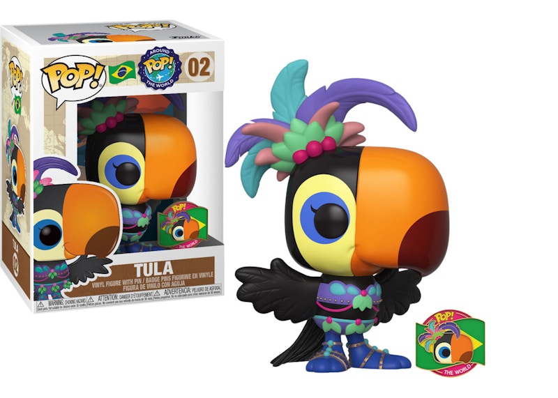 Funko Pop! Around the World Funko Tula with Pin Brazil Figure #02