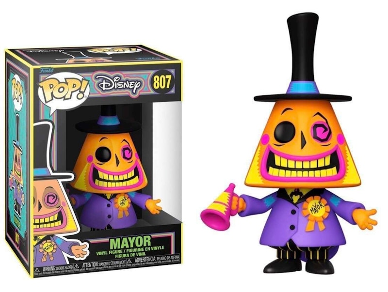 Funko Pop! Art Series: Disney Mayor (Blacklight) Figure #807