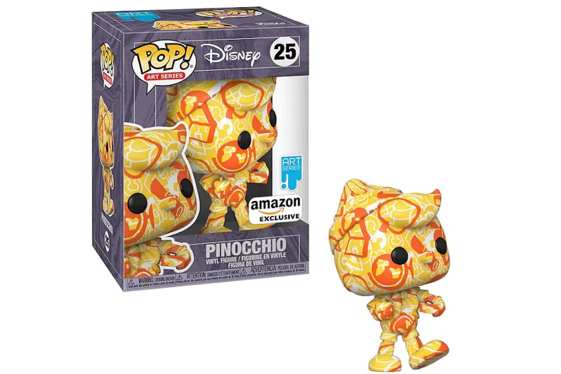 Funko Pop! Art Series Disney Treasures of The Vault Pinocchio Amazon Exclusive Figure #25