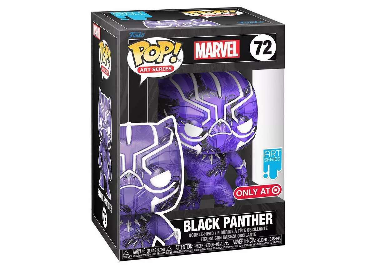 Funko Pop! Art Series Marvel Black Panther Target Exclusive Figure