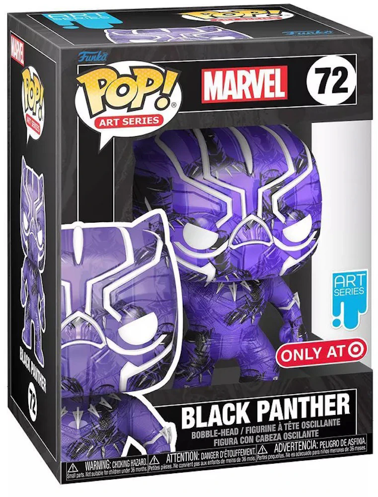 Funko Pop! Art Series Marvel Black Panther Target Exclusive Figure #72 - Us